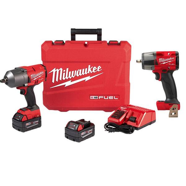 Milwaukee M18 FUEL 18Volt LithiumIon Brushless Cordless 1/2 in. and 3