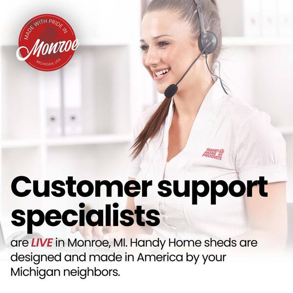 Pro Assembled Daytona 8 ft. x 10 ft. Severe Weather Wood Storage Shed with Storm Doors-Driftwood Shingle (80 sq. ft.)