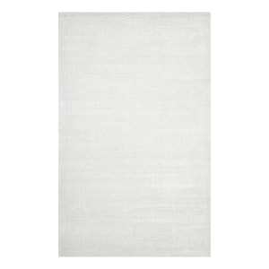 Chevelle Contemporary Modern Alabaster 9 ft. x 12 ft. Hand-Knotted Area Rug
