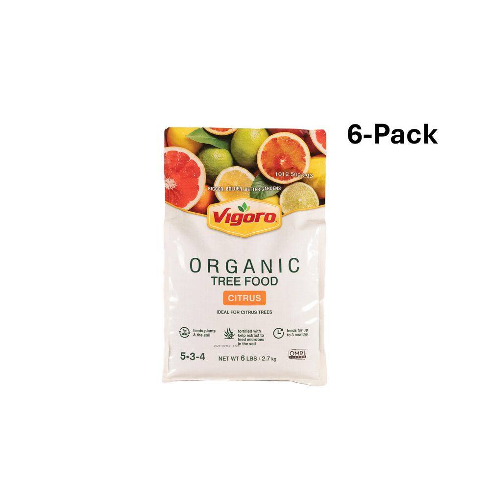 6 lb. Organic Citrus Dry Plant Food Fertilizer 5-3-4 (6-Pack) price history on PriceWatchPro