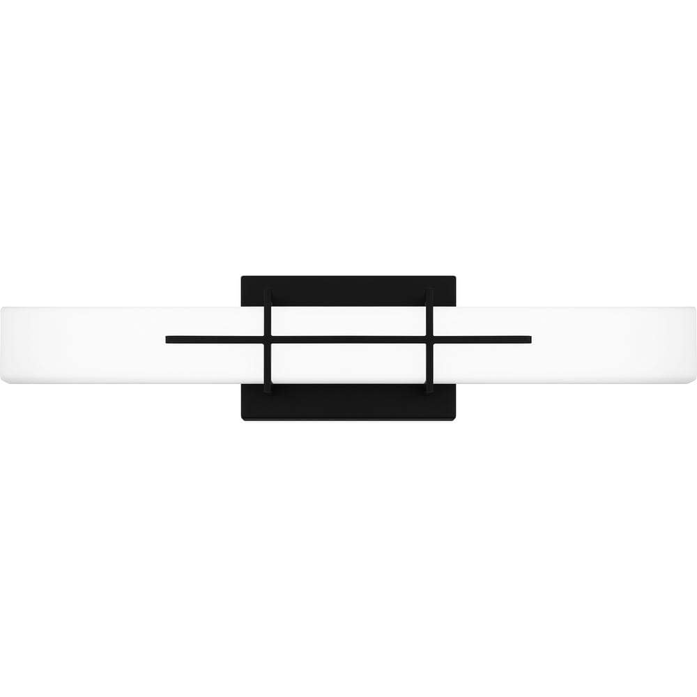 Giselle 22.5 in. 1-Light Matte Black LED Vanity Light price history on PriceWatchPro