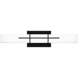 Giselle 22.5 in. 1-Light Matte Black LED Vanity Light