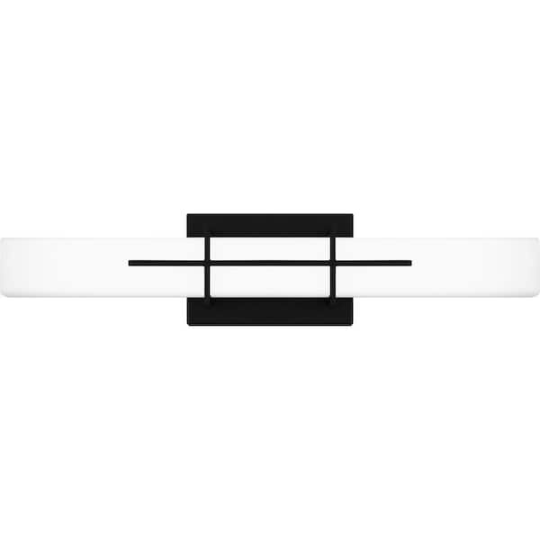 Quoizel Giselle 22.5 in. 1-Light Matte Black LED Vanity Light