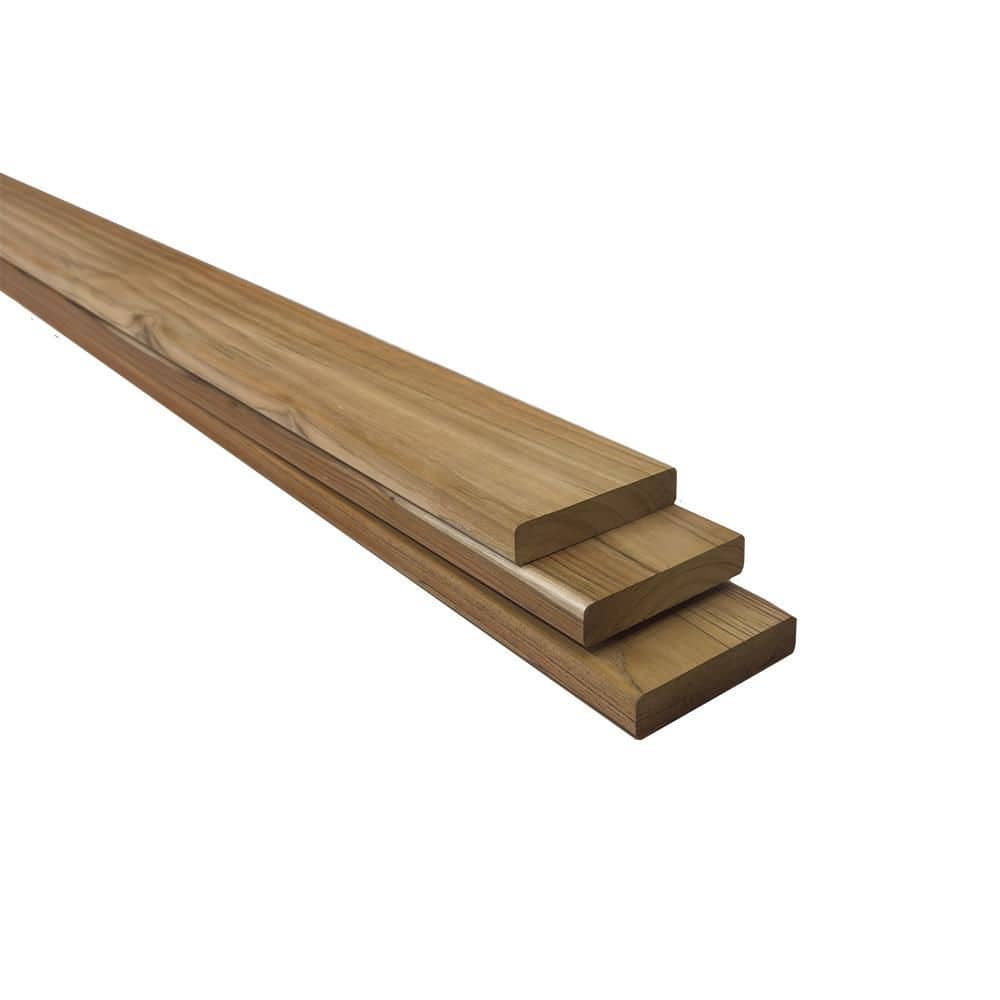 "Premium Teak 1"" x 6"" x 7' Deck Boards in R3 Profile - 3 PACK" price history on PriceWatchPro