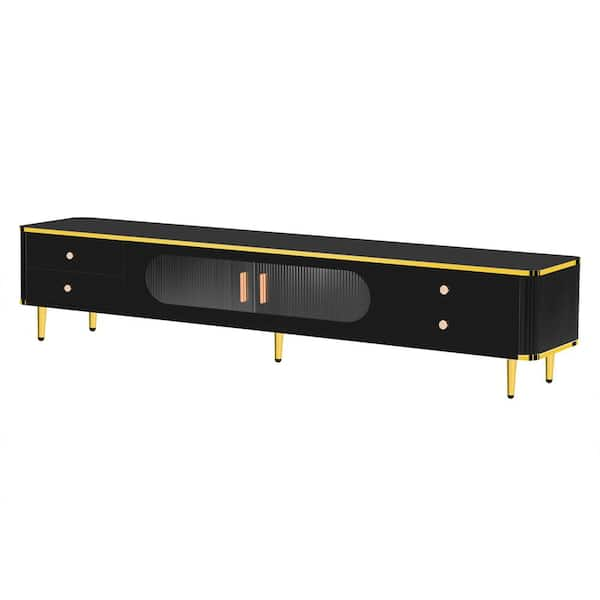 Polibi Modern TV Stand Fits TV's up to 65 in. with Storage, TV Console ...