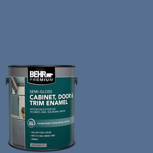 BEHR PREMIUM 1 gal. #PFC-59 Porch Song Semi-Gloss Enamel Interior/Exterior Cabinet, Door & Trim Paint