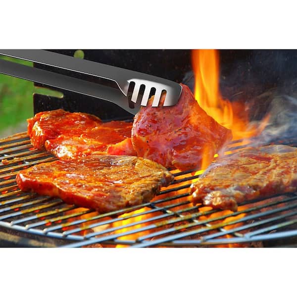 Stainless Steel Food Tongs,, Outdoor Barbecue Steak Tongs, Meat