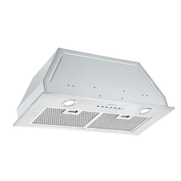 Ancona Inserta III 28 in. Ducted Insert Range Hood in Stainless Steel with LED and Night Light Feature