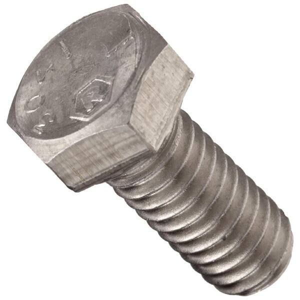 Robtec 5/16 in. x 1 in. Stainless Steel Hex Bolts (8-Pack)