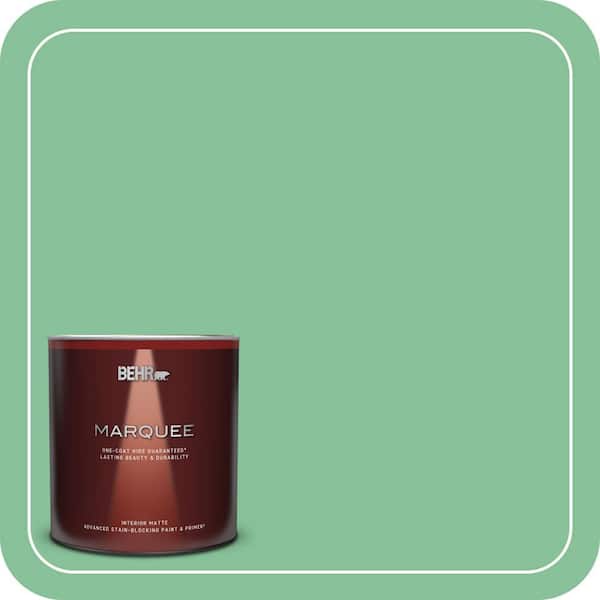 BEHR MARQUEE 1 Qt. #MQ6-40 Country Weekend One-Coat Hide Matte Interior Paint & Primer