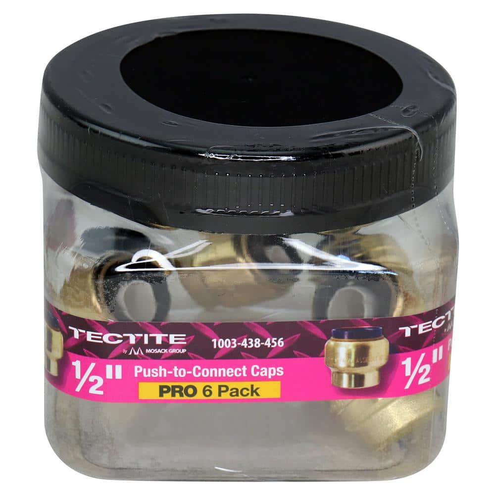 1/2 in. Brass Push-To-Connect Cap Pro Pack (6-Pack) price history on PriceWatchPro
