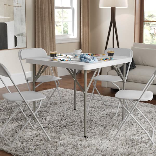 Amazon Cosco 5pc Folding Table Set BizChair Vinyl-Covered Padded