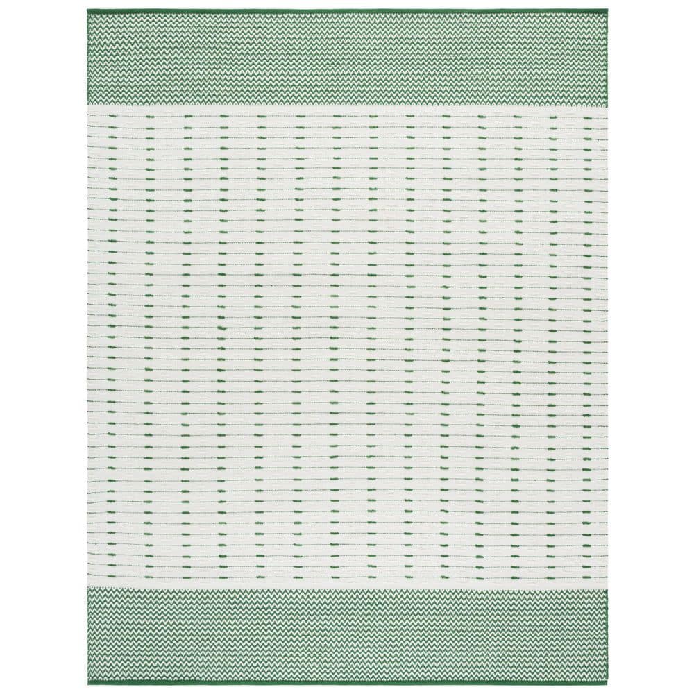 Martha Stewart Denali 8 ft. x 10 ft. Green/Ivory Zig-Zag Striped Area Rug price history on PriceWatchPro