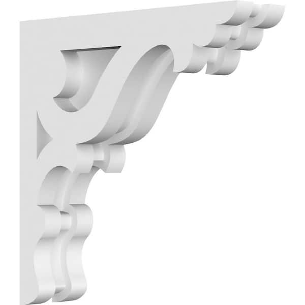 Ekena Millwork Cornelia 1.5 in. W x 8 in. H x 8 in. D Signature Urethane Polyurethane Corbel