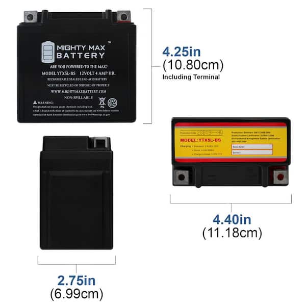 UPSBatteryCenter® 12V 14Ah SLA Replacement Battery for DuroMax XP10000E  Portable Generator, 8000 Running Watts/10000 Starting Watts