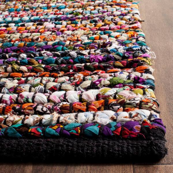 SAFAVIEH Cape Cod Multi 4 ft. x 6 ft. Striped Speckled Area Rug