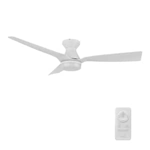 Laurin 52 in. Color Changing Integrated LED Indoor White 10-Speed DC Ceiling Fan with Light Kit and Remote Control