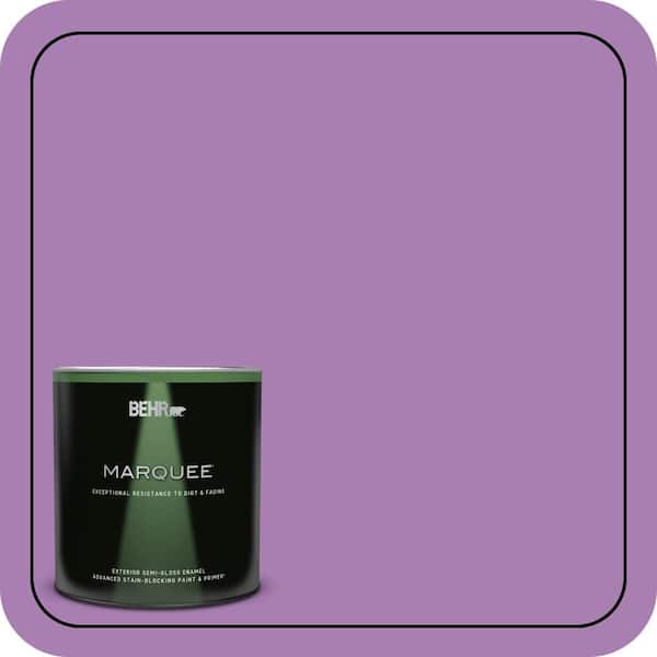 BEHR MARQUEE 1 qt. #P100-5 I Heart Potion Semi-Gloss Enamel Exterior Paint & Primer