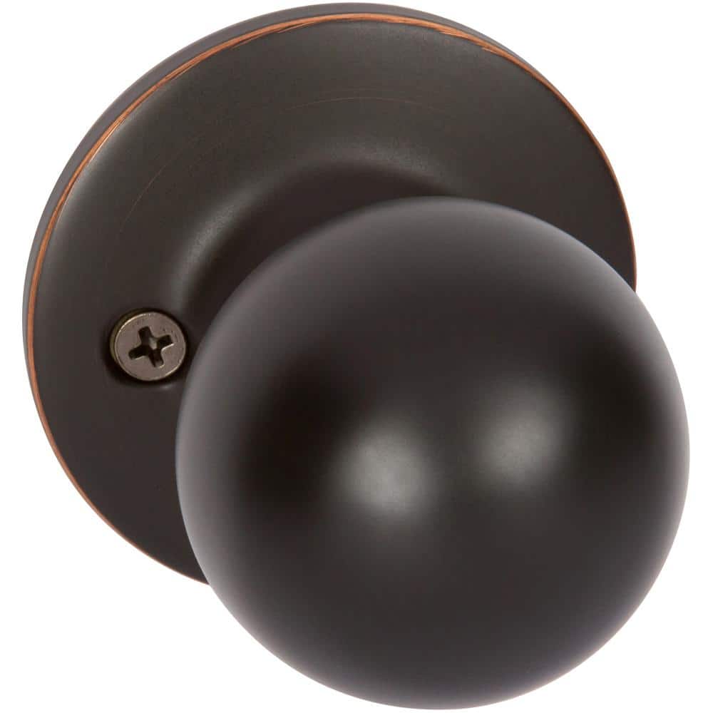 DELANEY HARDWARE Fairfield Classic Style Edged Oil Rubbed Bronze Round