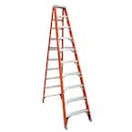 Louisville Ladder 10 ft. Fiberglass Step Ladder with 375 lbs. Load ...