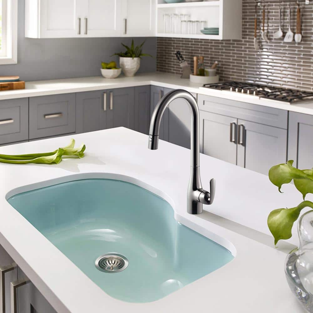 Oil Rubbed Bronze Pull Down Kitchen Faucet with Ceramic Disc Valve