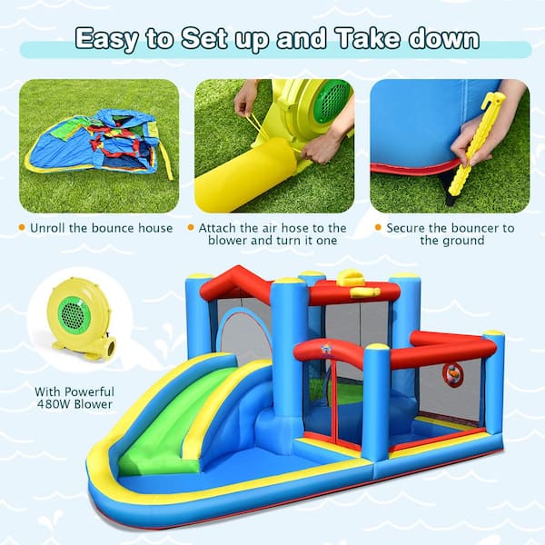 Ninja Bounce Plus Water Slide *can also be used dry - Hire in Douglasville  Villa Rica Carrollton Hiram Powder Springs Austell