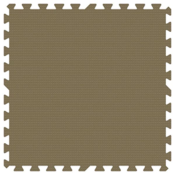 Groovy Mats Brown 24 in. x 24 in. Comfortable Mat (100 sq.ft. / Case)