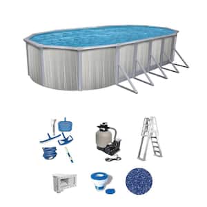 AQUARIAN Marion 12 ft. x 18 ft. Oval 52 in. Deep Hard Sided