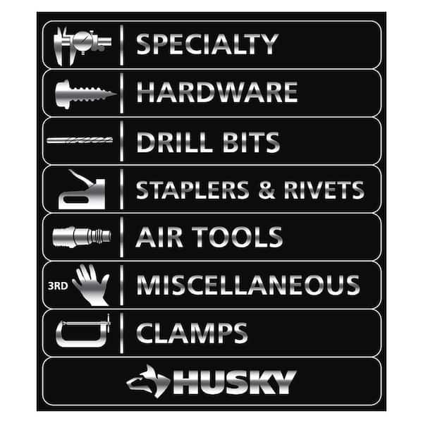 Husky 25T-0194 Magnetic Drawer Labels 99400 - The Home Depot
