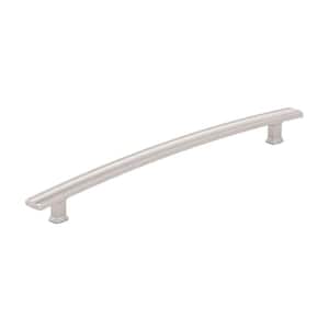 Marsala Collection 12 5/8 in. (320 mm) Grooved Brushed Nickel Transitional Rectangular Appliance Bar Pull