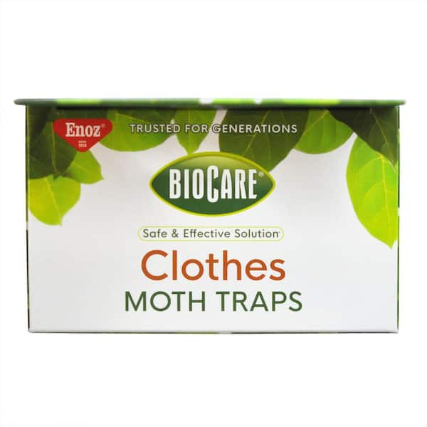 Catcher Labs Clothing Moth Traps with Pheromones | Non-Toxic Closet Moth Catcher| Moth Treatment & Prevention | Spray & Repellent Alternative (6-pack)