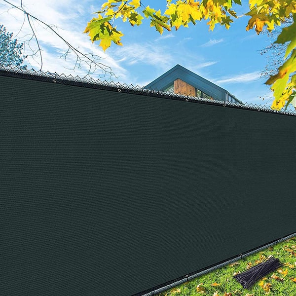 Cubilan 4 ft. x 50 ft. Privacy Screen Fence, Garden Windscreen Mesh ...