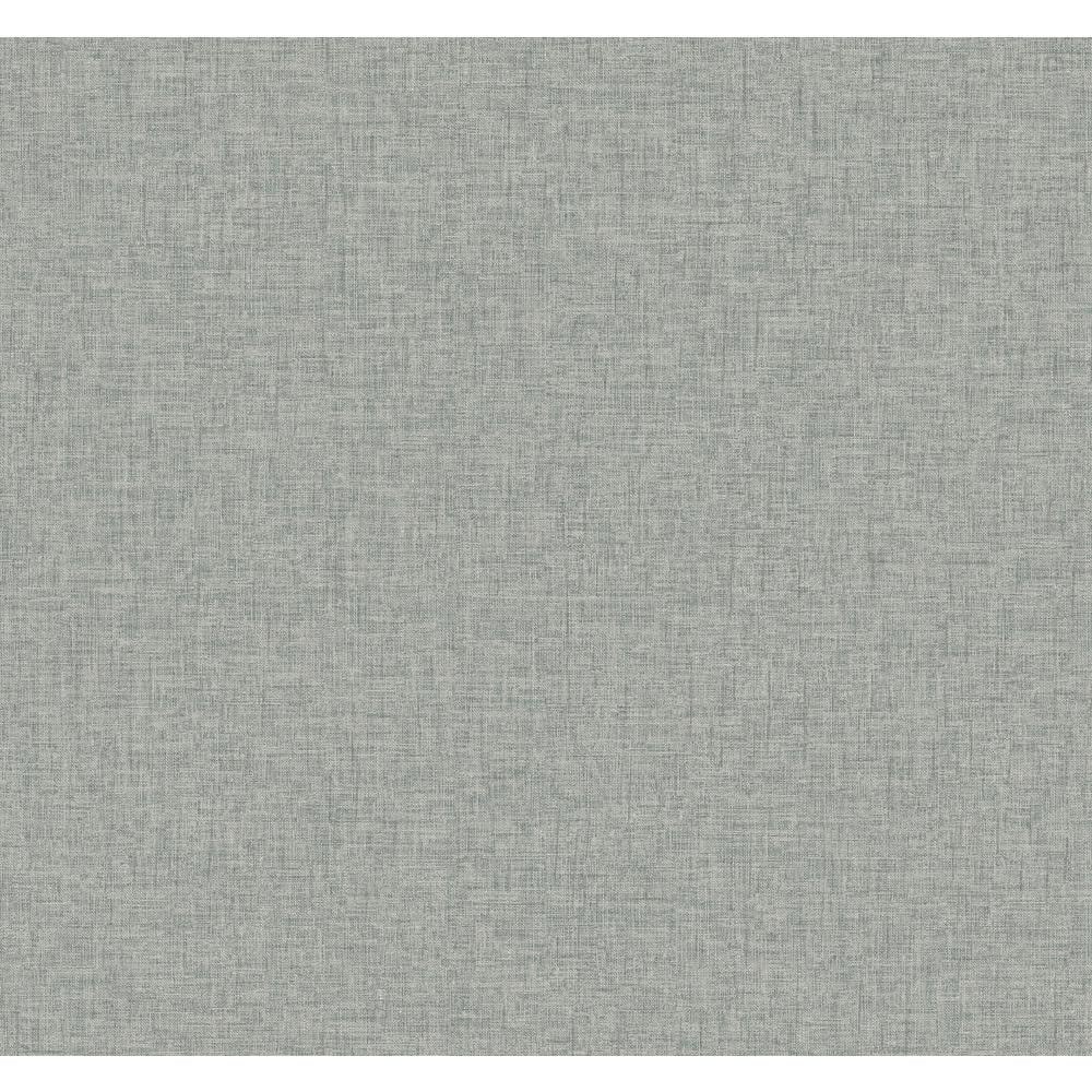 A-Street Prints Grey Bentley Slate Faux Linen Wallpaper Border Sample ...