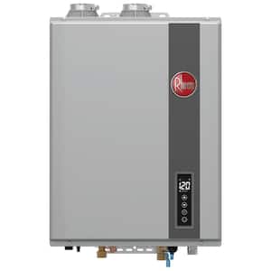 Rinnai Calentador de agua caliente sin tanque de condensación RUR199iN, 11  GPM, gas natural, instalación en interiores