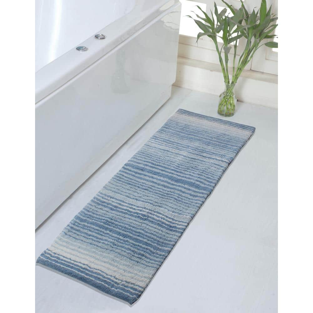 2 Piece Bathroom Rugs Bath Mat Set -Plush Chenille Shower Mats for Bathroom  Non- Bath Rug with Rubber Backing Beige 