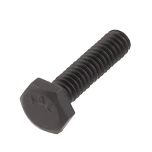 1/4 in. -20 x 1 in. Black Hex Bolt (15-Pack)