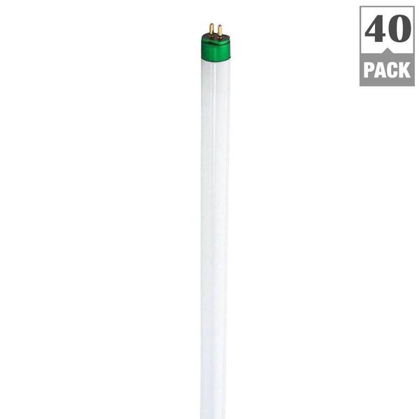 Philips 35-Watt 58 in. Alto Linear T5 Fluorescent Light Bulb, Cool White (4100K) (40-Pack)