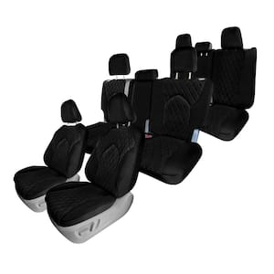 Neoprene Custom Fit Seat Covers for 2020-2024 Toyota Highlander Black - Full Set