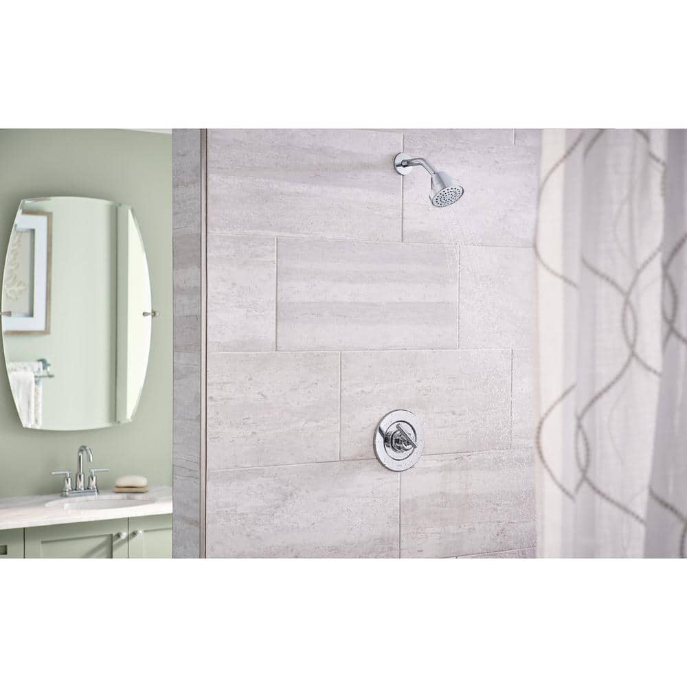 Gibson Chrome Wall-Mounted Lever Shower Trim