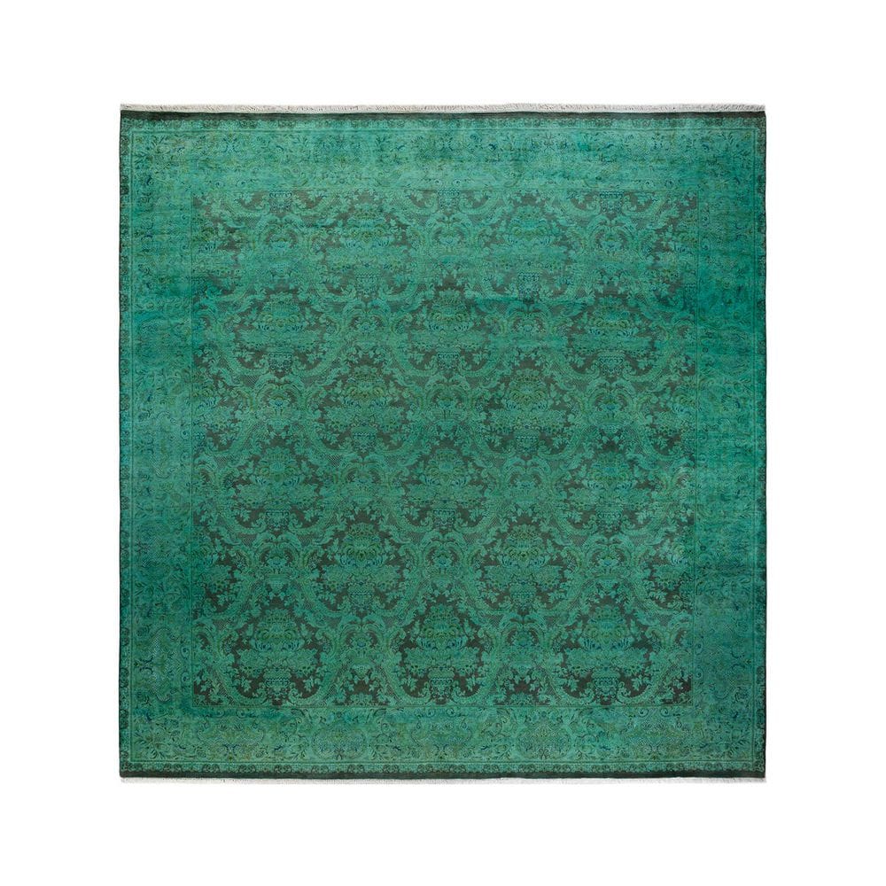 Overdyed Green 10 ft. x 10 ft. Solid Wool Indoor Area Rug price history on PriceWatchPro