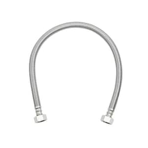 1/2 in. FIP x 1/2 in. FIP x 20 in. Length Braided Stainless Steel Faucet Connector
