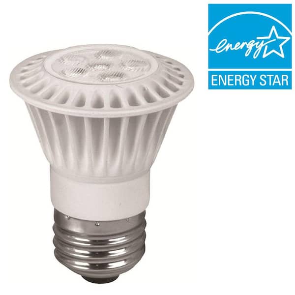 TCP 50W Equivalent Soft White (2700K) PAR16 Dimmable LED Narrow Flood Light Bulb