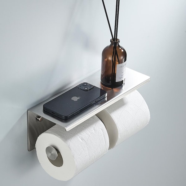 Lixil Inax Double Paper Roller White Shelf Japan Cf-Aa64Ku/Wa
