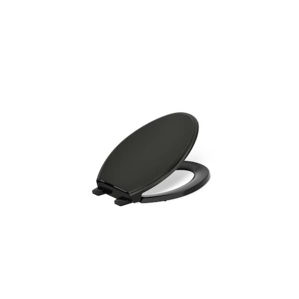 Glenbury Elongated Toilet Seat in Black