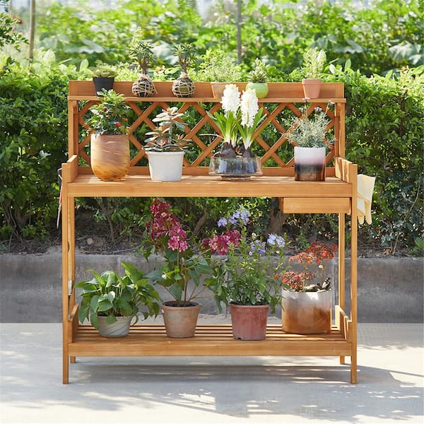 garden potting table home depot