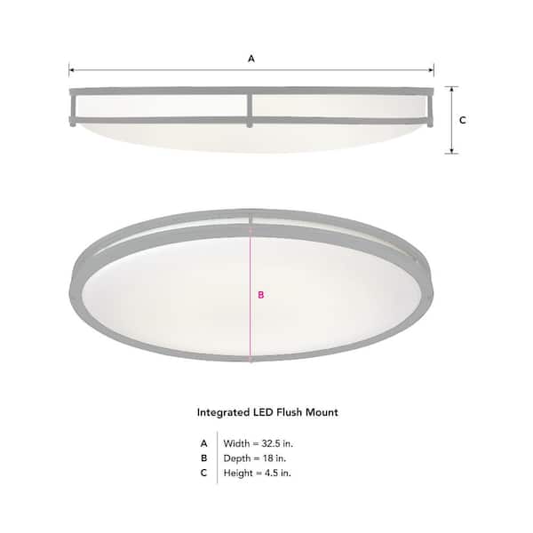 Lithonia Lighting 6.25-in 3100-Lumen Integrated LED White Switch-Controlled Floodlight Lithonia Lighting 6.25-in 3100-Lumen Integrated LED White Switch-Controlled Floodlight