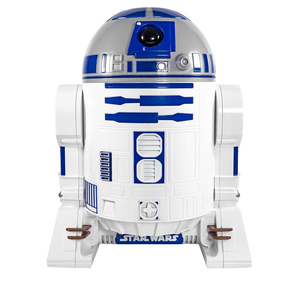 Uncanny Brands 2 oz. Kernel Capacity in Blue/White with Fully Operational Droid Kitchen Appliance Star Wars R2D2 Popcorn POP-SRW-R2D2 - The Home Depot