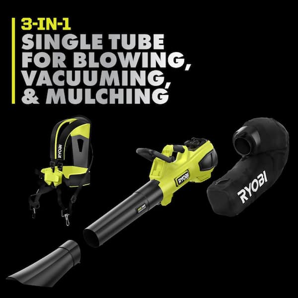 RYOBI 40V HP Brushless 100 MPH 600 CFM Cordless Leaf Blower