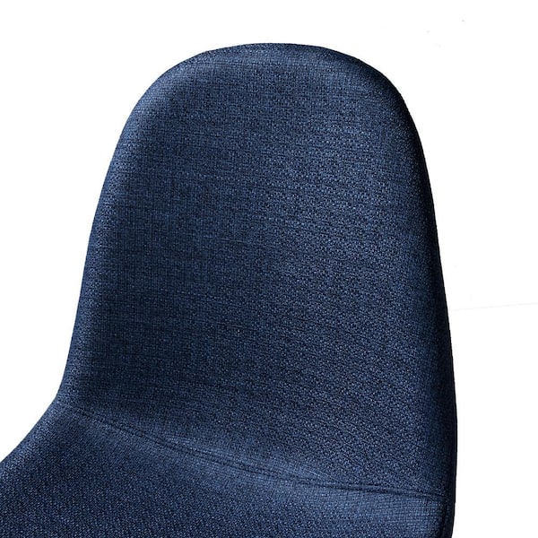 Jacquard Indoor Dining Chair Cushion Fabric: Blue — Arkansas