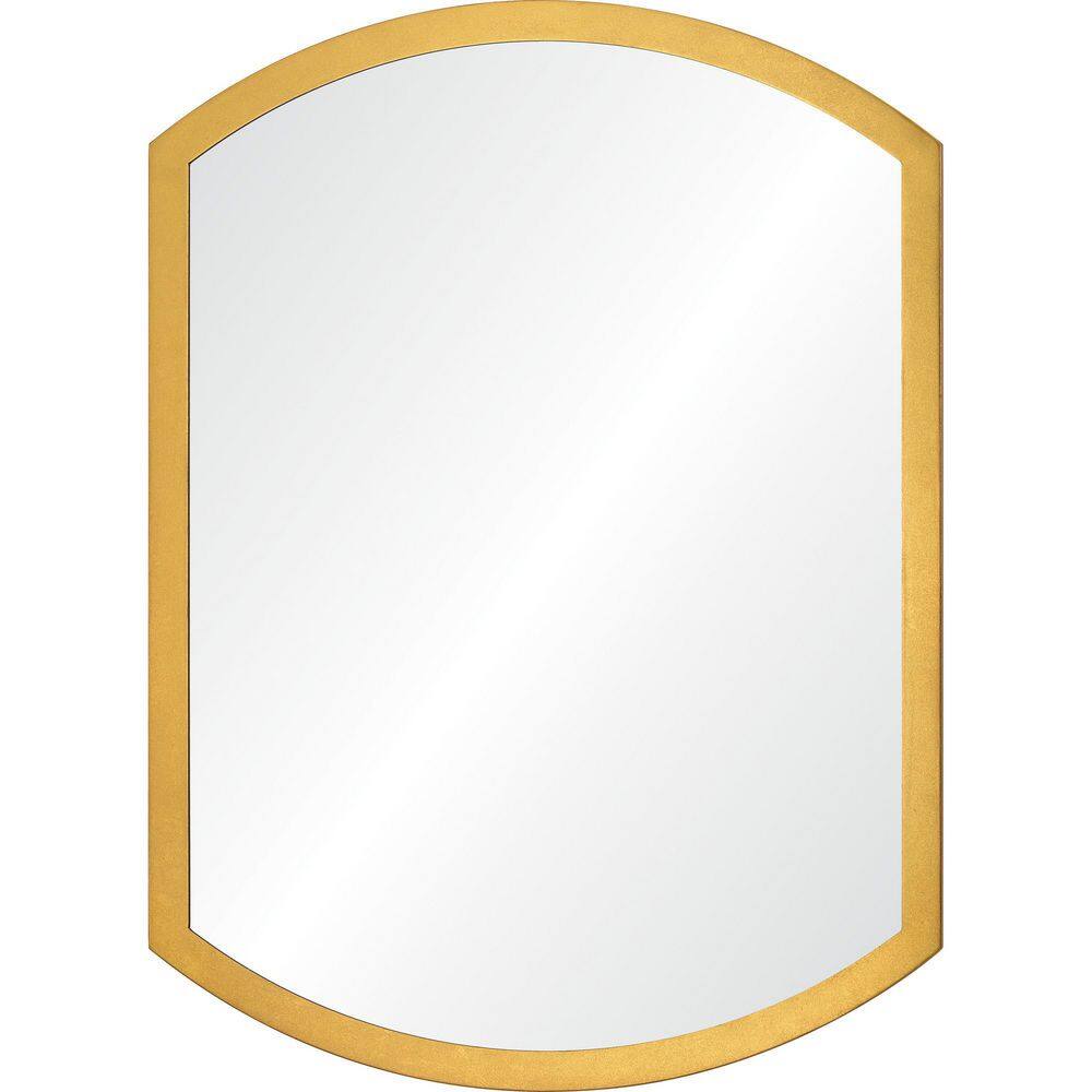 NOTRE DAME DESIGN Nessa (40 in. H x 30 in. W) Rectangular Gold Framed Mirror NDD22M020 The